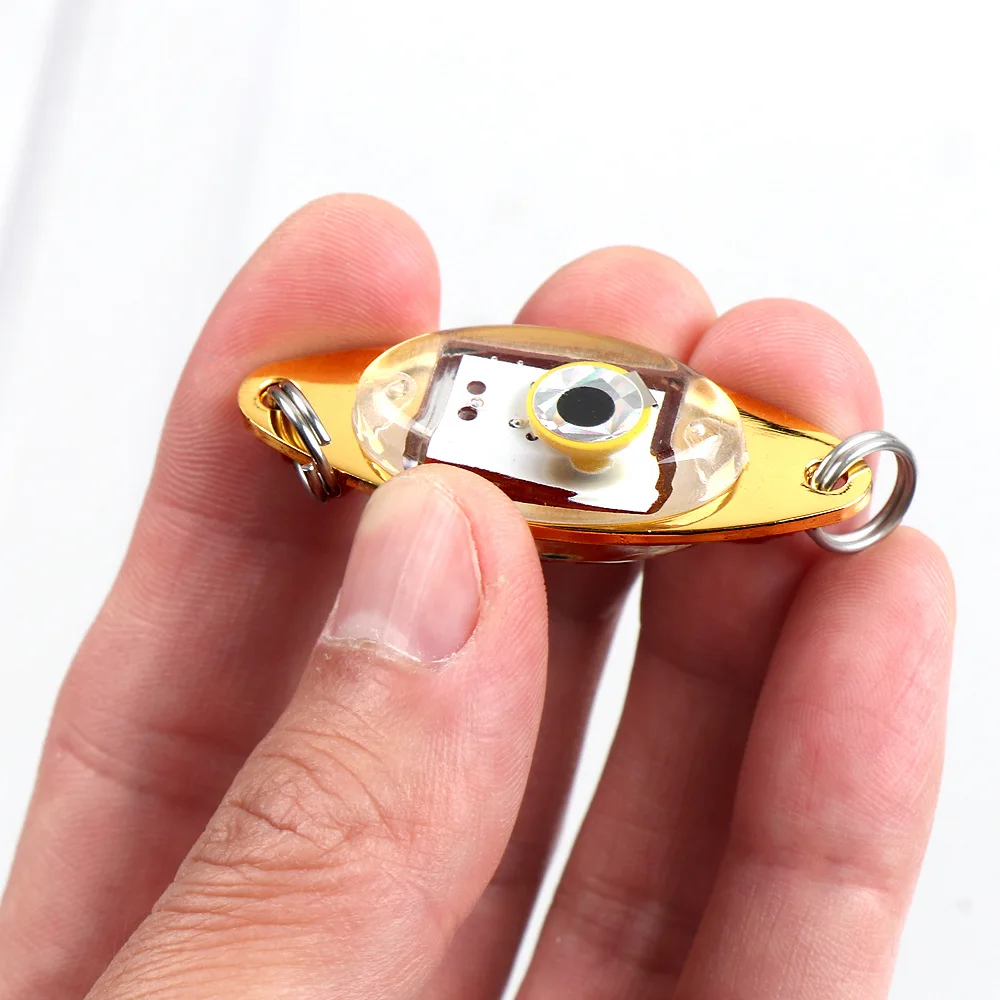 Luz Led de pesca nocturna, señuelo fluorescente superimpermeable que brilla en la oscuridad, para pesca subacuática - imagen 5