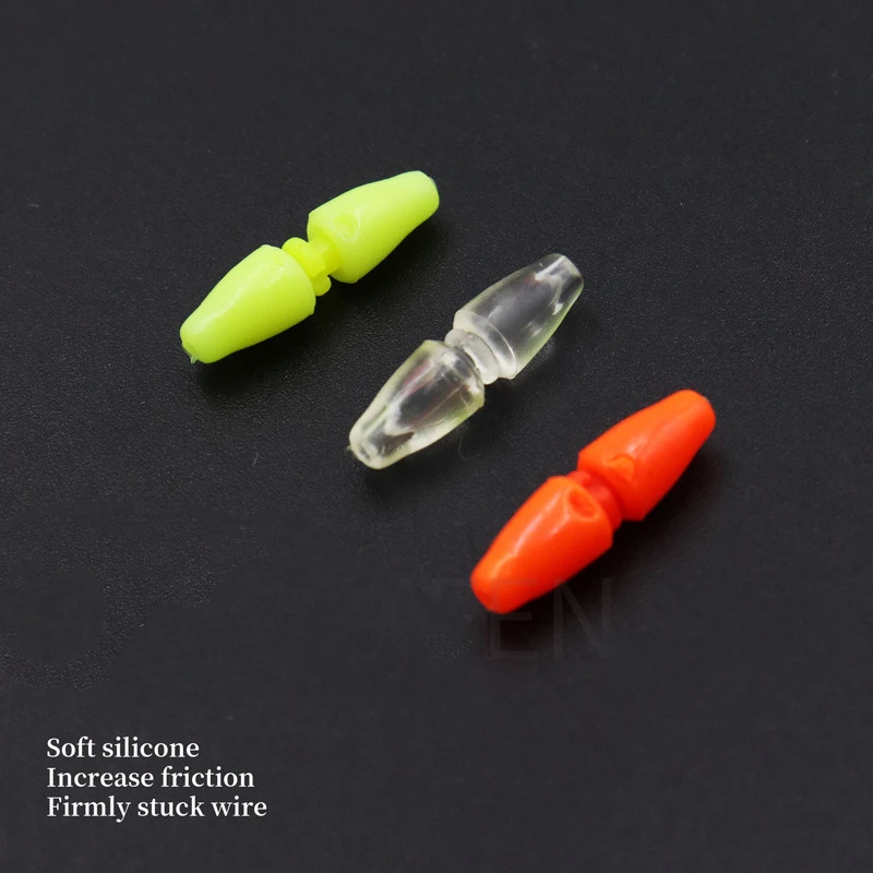 ZYZHE 20 Piezas/2 Bolsas, Bloqueador de Flotadores para Pesca en Roca, Evita que el Flotador se Deslicue hacia Abajo, Accesorios para Pesca con Flotador - imagen 4