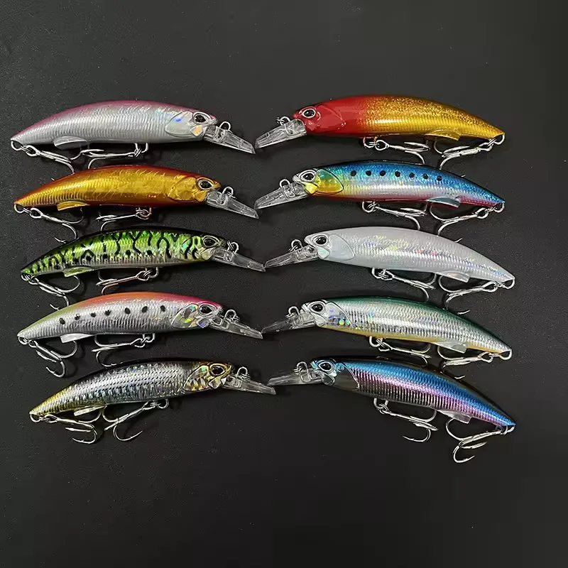 Jerkbait hundido – Señuelo artificial pececillo para lubina y trucha - imagen 3