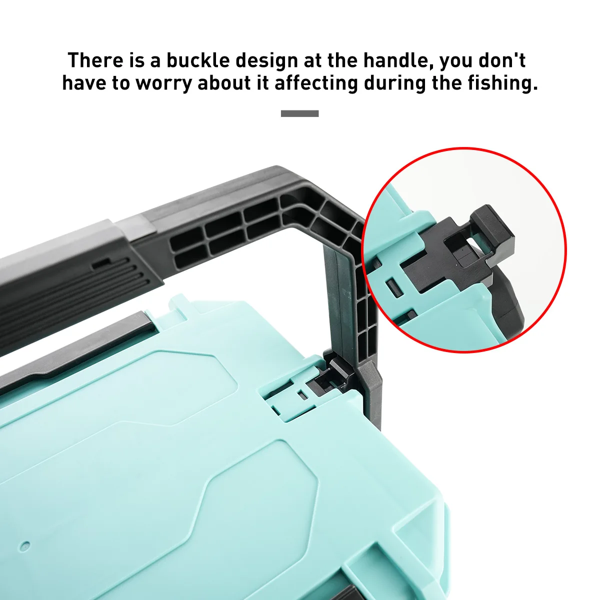 Caja de aparejos de pesca de 20L con caja egi Caja de aparejos de pesca multifunción de material de calidad - imagen 4