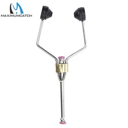 Kit de herramientas para atar moscas con bobina de cerámica Maximumcatch con hilo, cuentas y plumas para pesca con mosca DIY