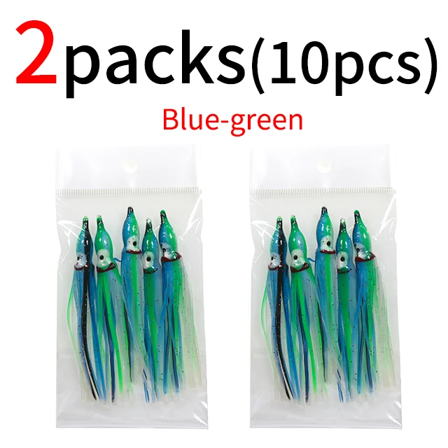 10pcs blue green