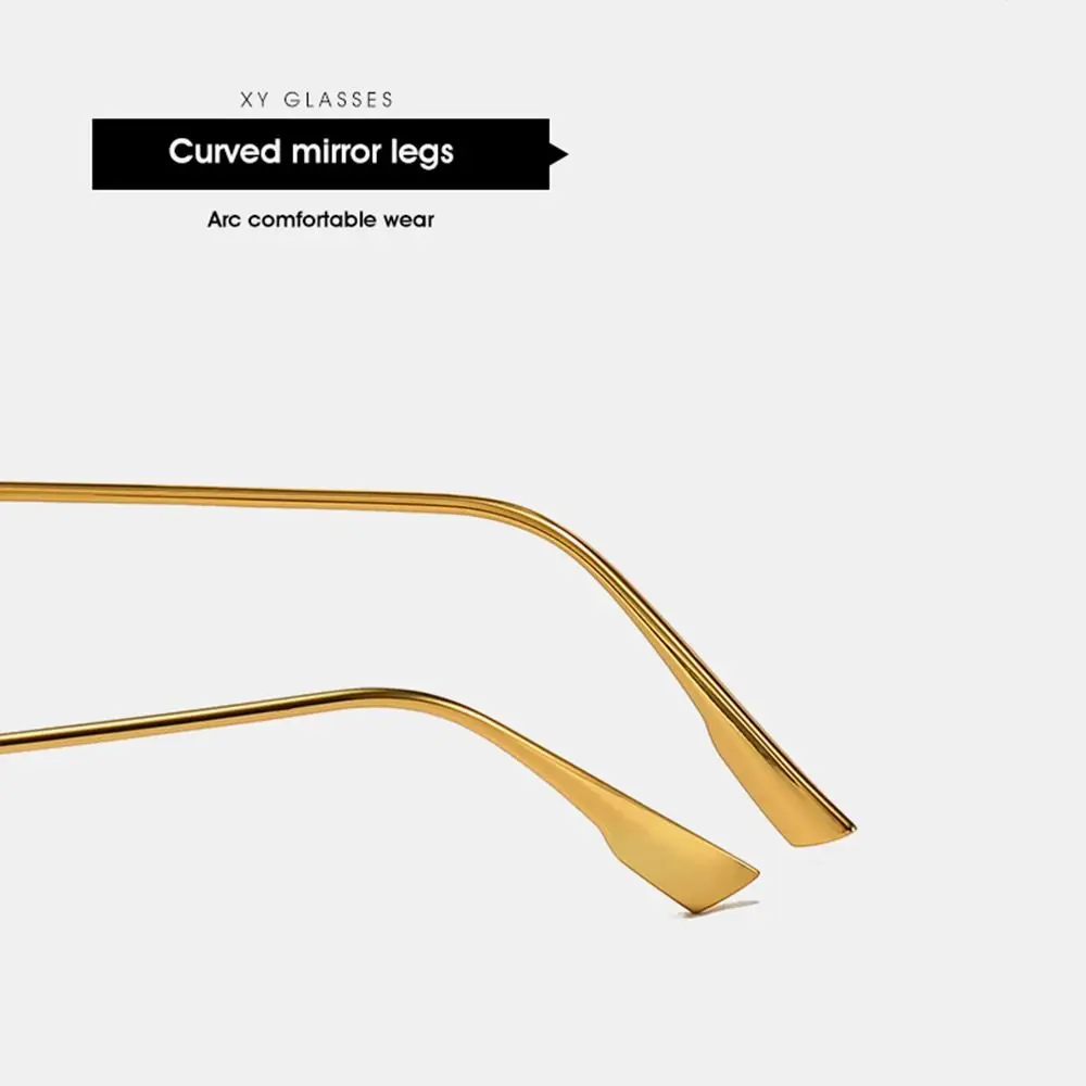 Gafas de sol ovaladas retro Protección UV Conducción Gafas de sol de montura pequeña Ropa de playa Gafas de sol de moda para mujeres y hombres - imagen 5