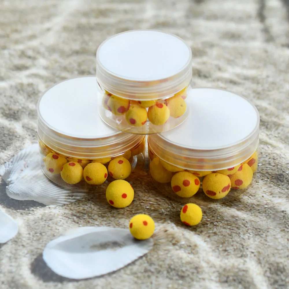 18 unids/caja flotador de pesca cuentas de bolas suaves flotador de bolas equipo flotador de peces accesorio de pesca al aire libre