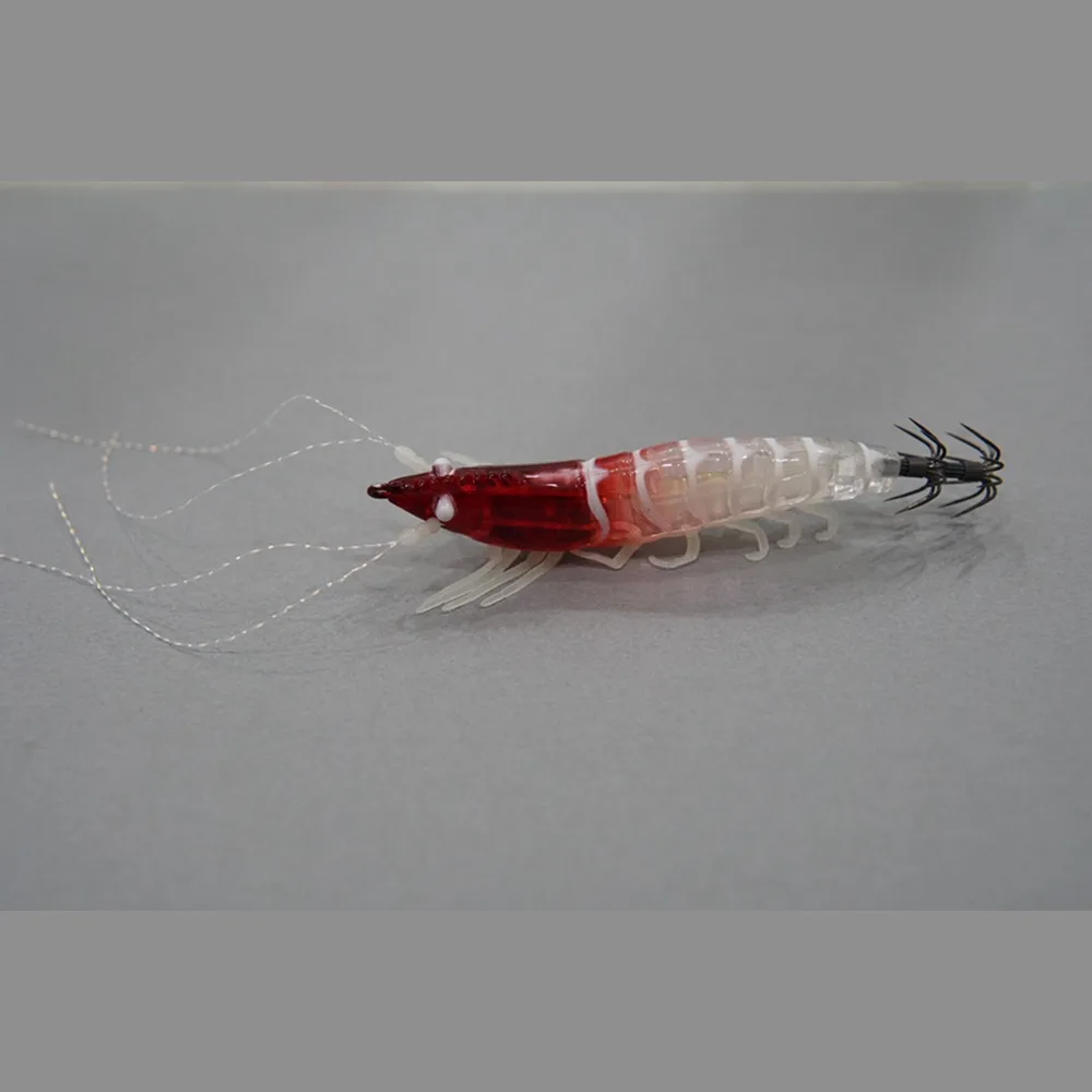 Wobbler 11g 90mm plantilla de calamar luminosa Horizontal hundimiento lento señuelo madera camarón Webfoot pulpo cebo pesca de pulpo