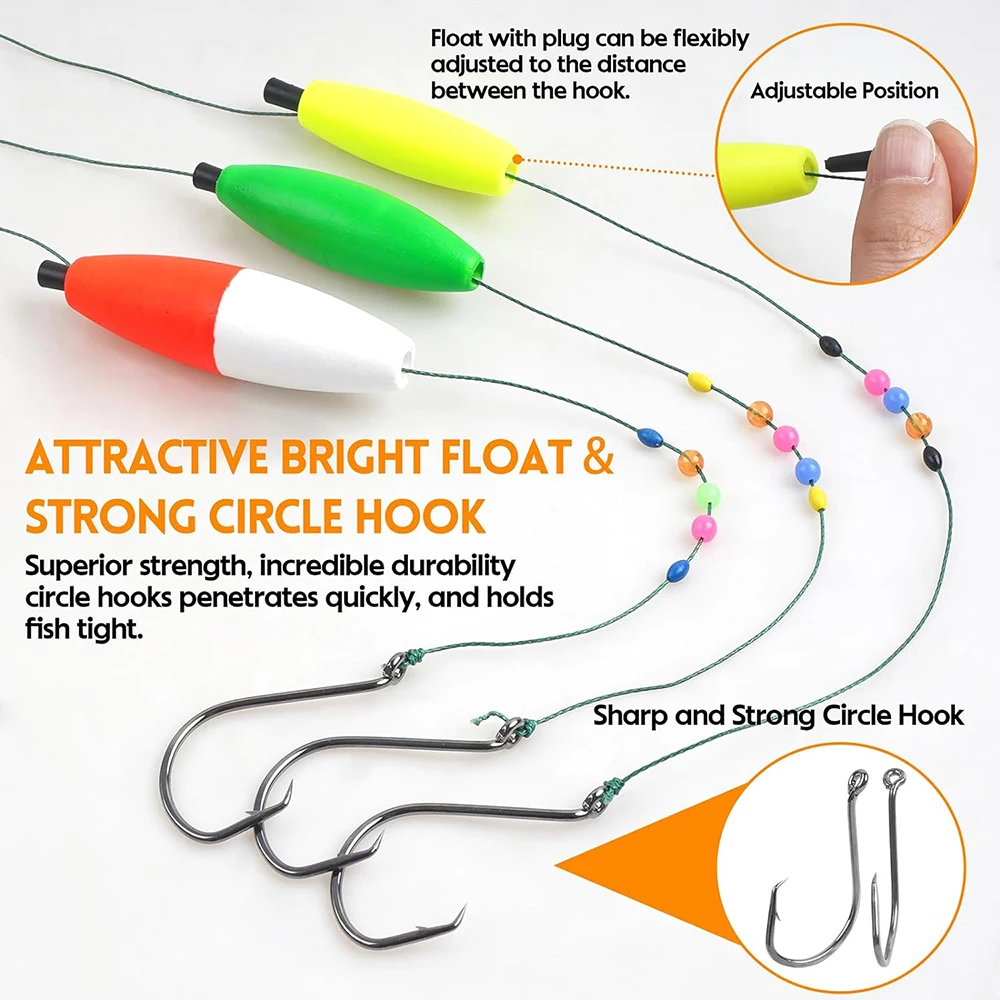 Atractivo flotante brillante y gancho de círculo fuerte