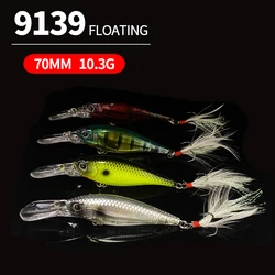 Crankbait Shad buceo profundo – Señuelo artificial duro flotante
