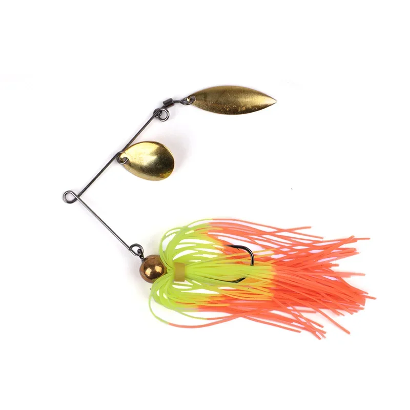 1 Uds cebo giratorio 8,5G señuelo de Metal señuelo de pesca duro Spinner señuelo Spinnerbait Pike aparejos de pesca giratorios Wobbler pesca