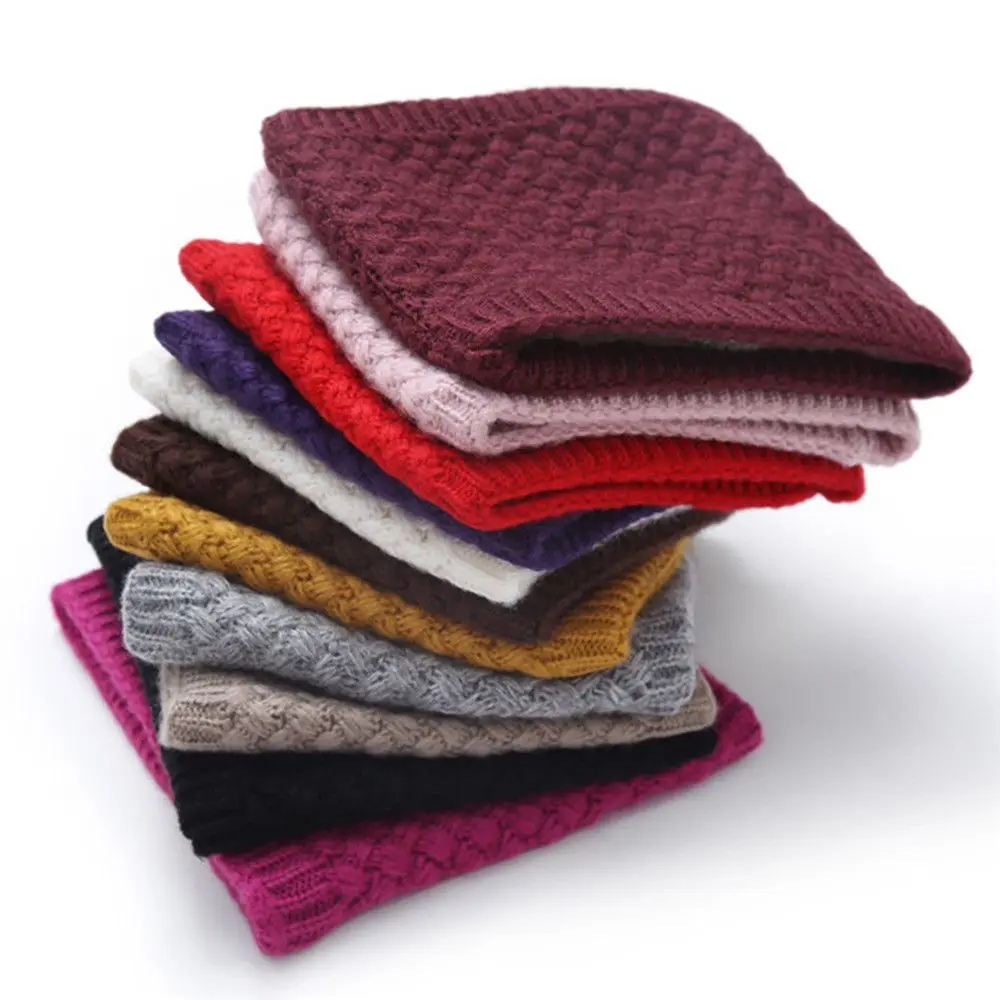 Cómodas polainas para el cuello para deportes al aire libre, bufanda de punto suave, pañuelo, redecilla, calentador de cuello, térmico para Otoño e Invierno - imagen 4