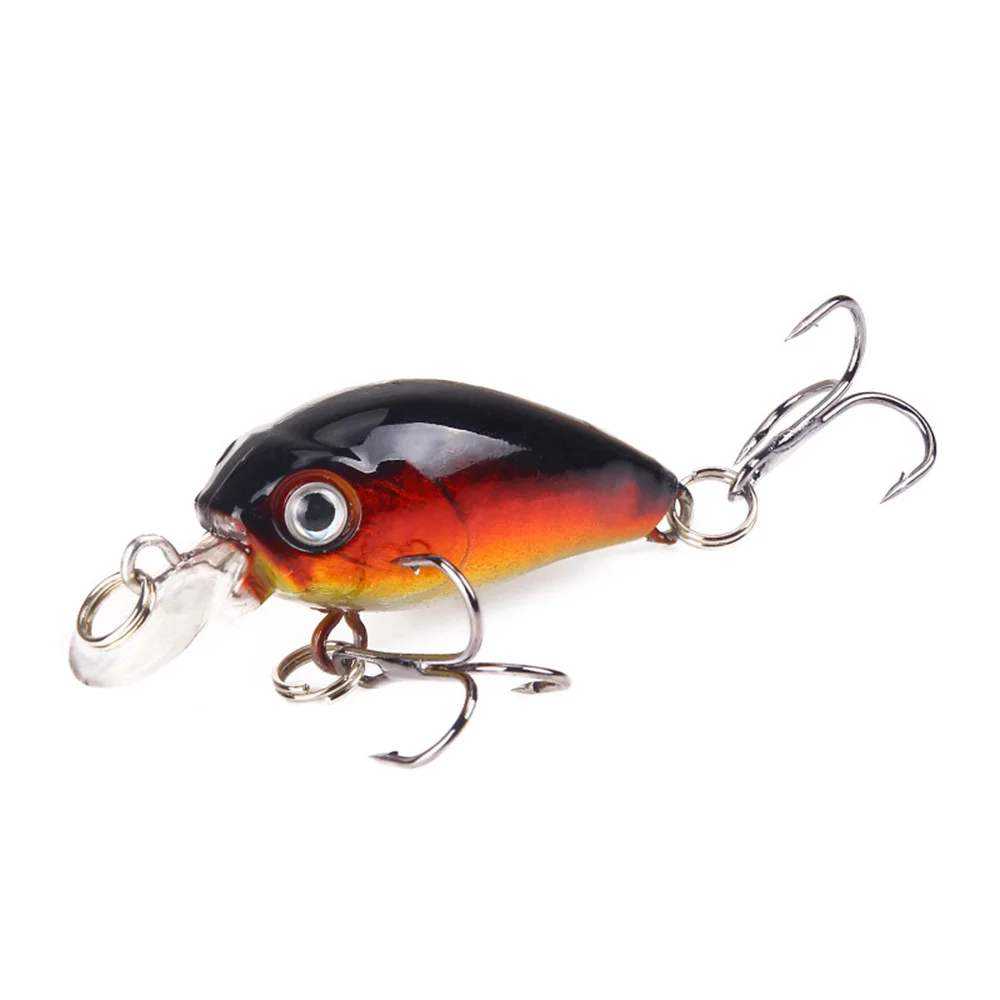 1PC Mini señuelo de pesca Crankbait cebo duro Artificial Minnow Swimbait trucha lubina señuelo de pesca de carpa - imagen 4