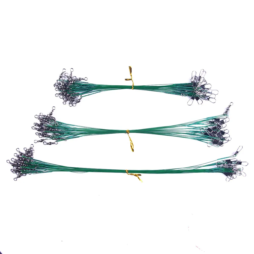 Línea de Acero Anti-Mordeduras con Eslabón para Lubina y Lúcio - imagen 2