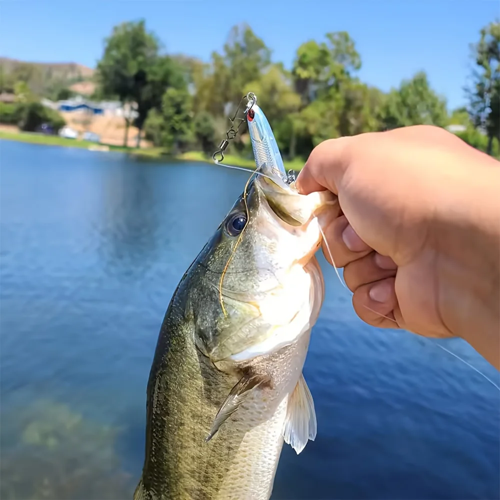 210 unids/caja conector de pesca Pin rodamiento de acero inoxidable giratorio con señuelo para anzuelo a presión aparejos de pesca accesorios - imagen 3