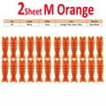 2 pack Orange M