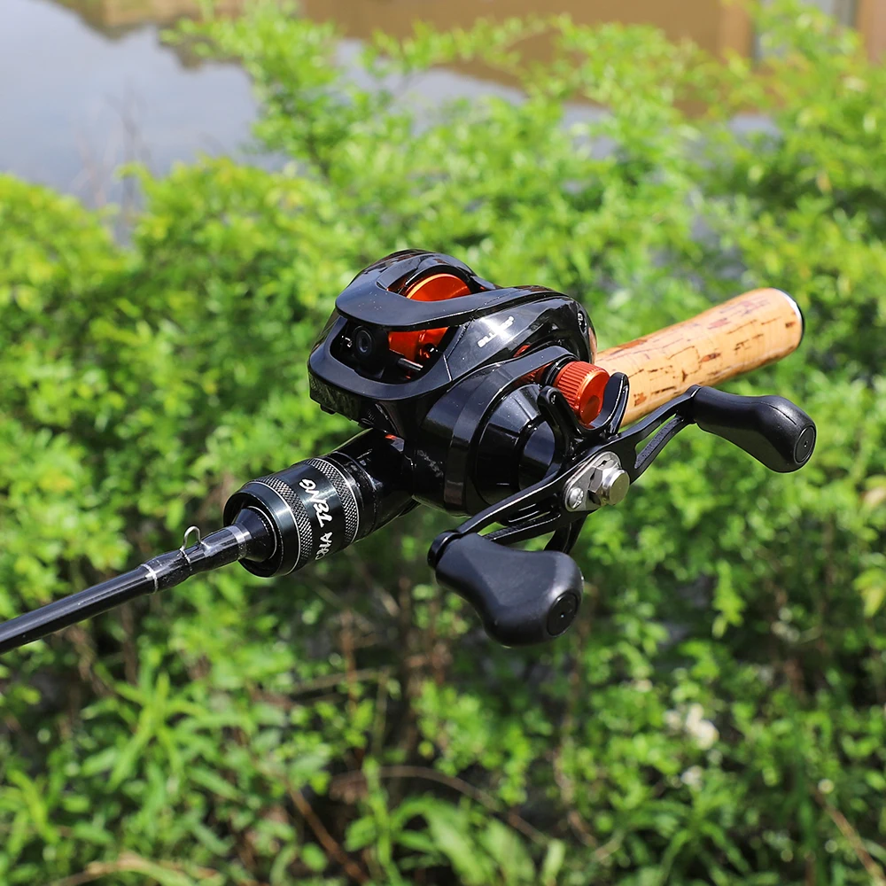 Carrete Baitcasting 6,3: 1 8KG carrete de pesca de arrastre máximo para lubina en el ambiente del océano carrete de fundición carrete giratorio accesorios de pesca - imagen 2