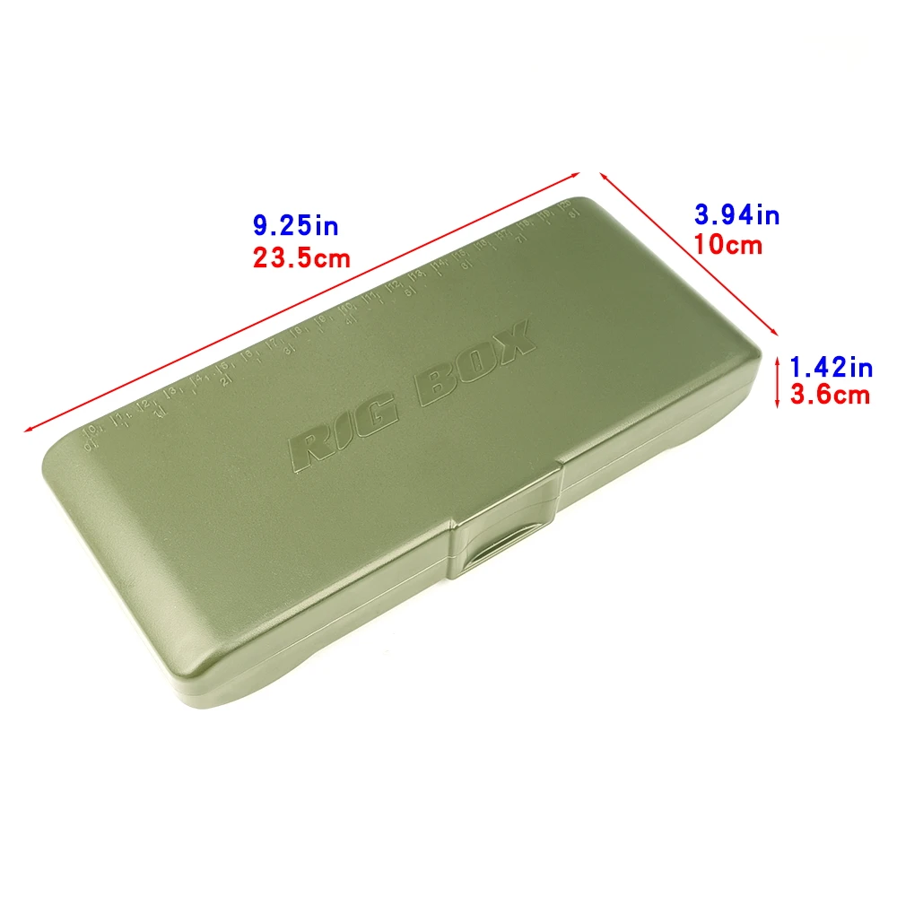 Hirisi W531 caja de aparejos para carpa rigs Zig Chod