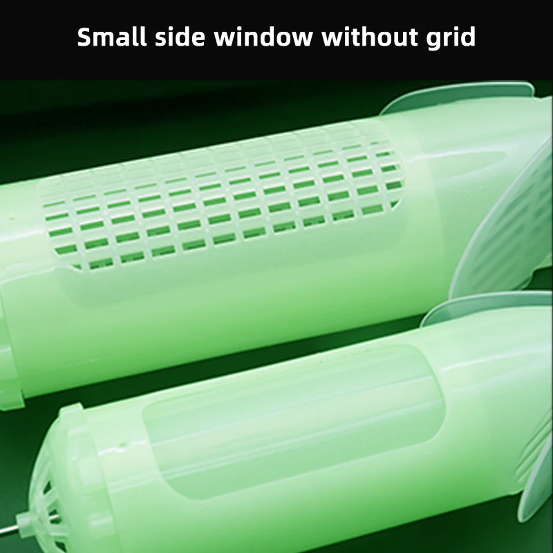 ZYZ-jaula de cebo luminosa grande, jaula de plástico para camarones, dispositivo de anidación reutilizable, aparejos lanzadores de cebo de pesca de agua dulce y salada - imagen 4