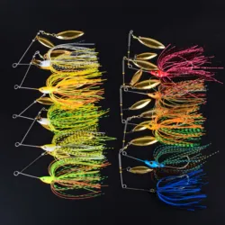 Cebo giratorio Chatterbait para lubina