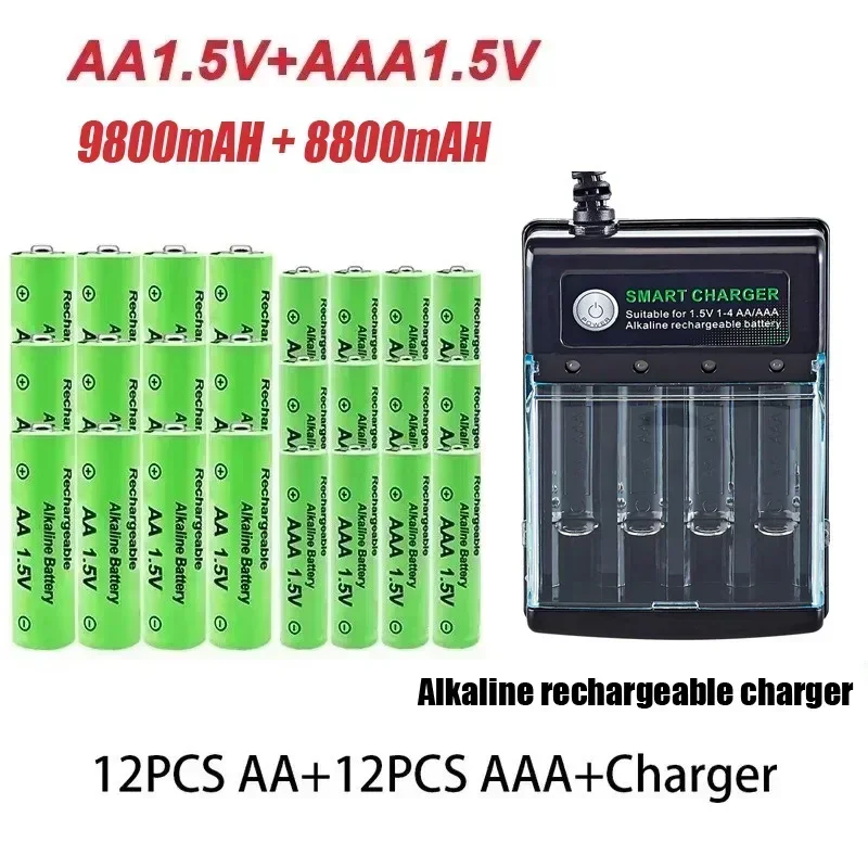 Pilas recargables AAA Original 1.5V 8800mAh para pesca deportiva - imagen 5