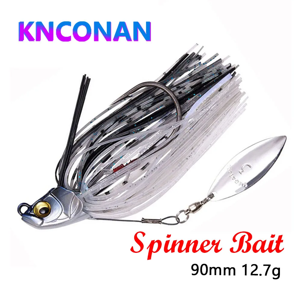 Spinnerbait 12,7g – Señuelo de alambre con falda para lubina y lucio