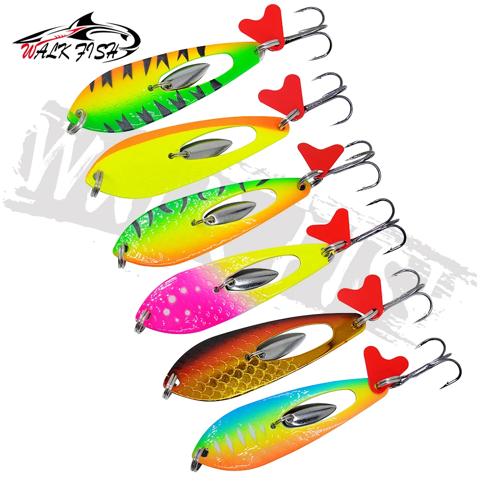 Walk Fish Señuelo Cuchara con ruido de pesca para Carpa y lubina - imagen 4