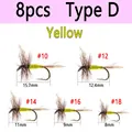 8pcs Type D Yellow