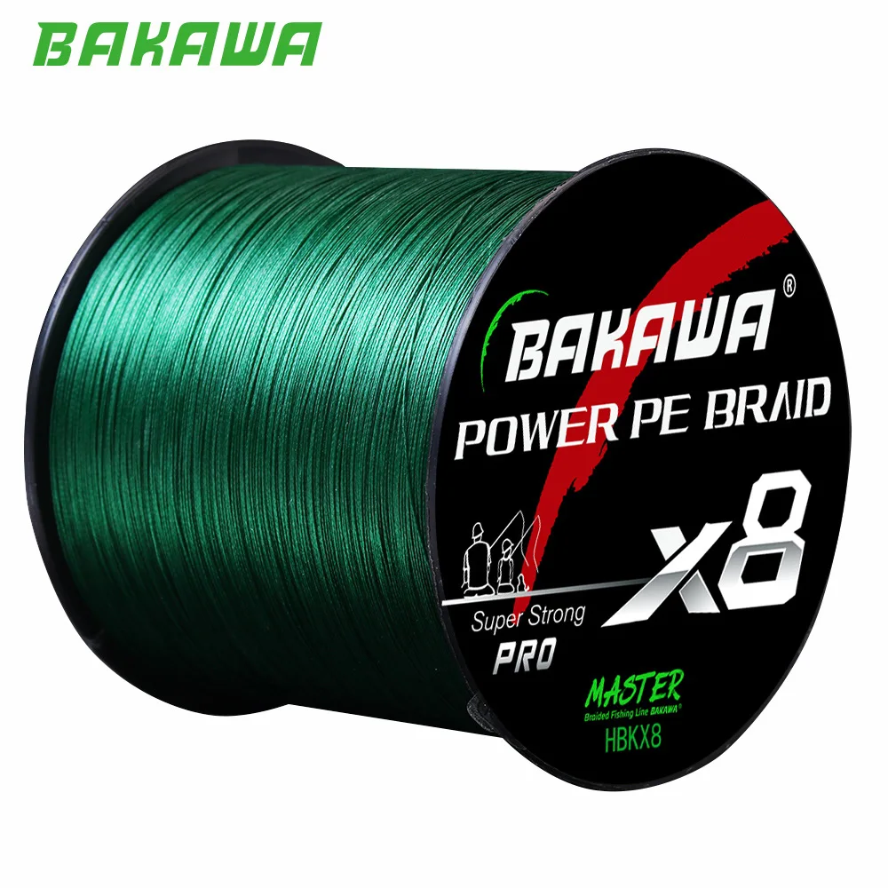 BAKAWA Sedal Trenzado PE 8 Hebradas – Multifilamento japonés - imagen 2