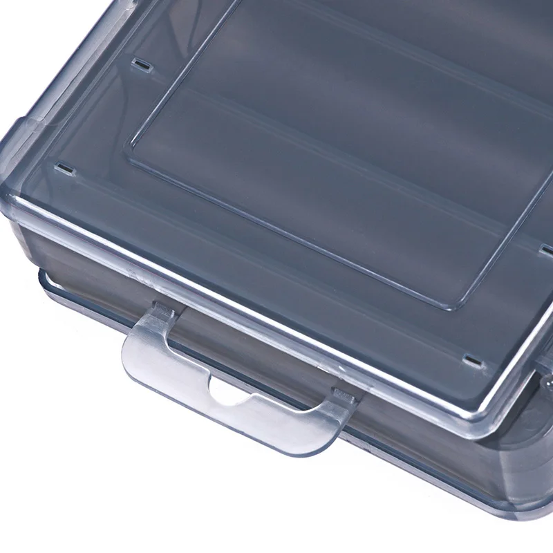 Caja de aparejos de Pesca, 12 compartimentos de doble cara, accesorios de Pesca, anzuelo de señuelo, estuche de almacenamiento de plástico, herramienta de Pesca - imagen 4