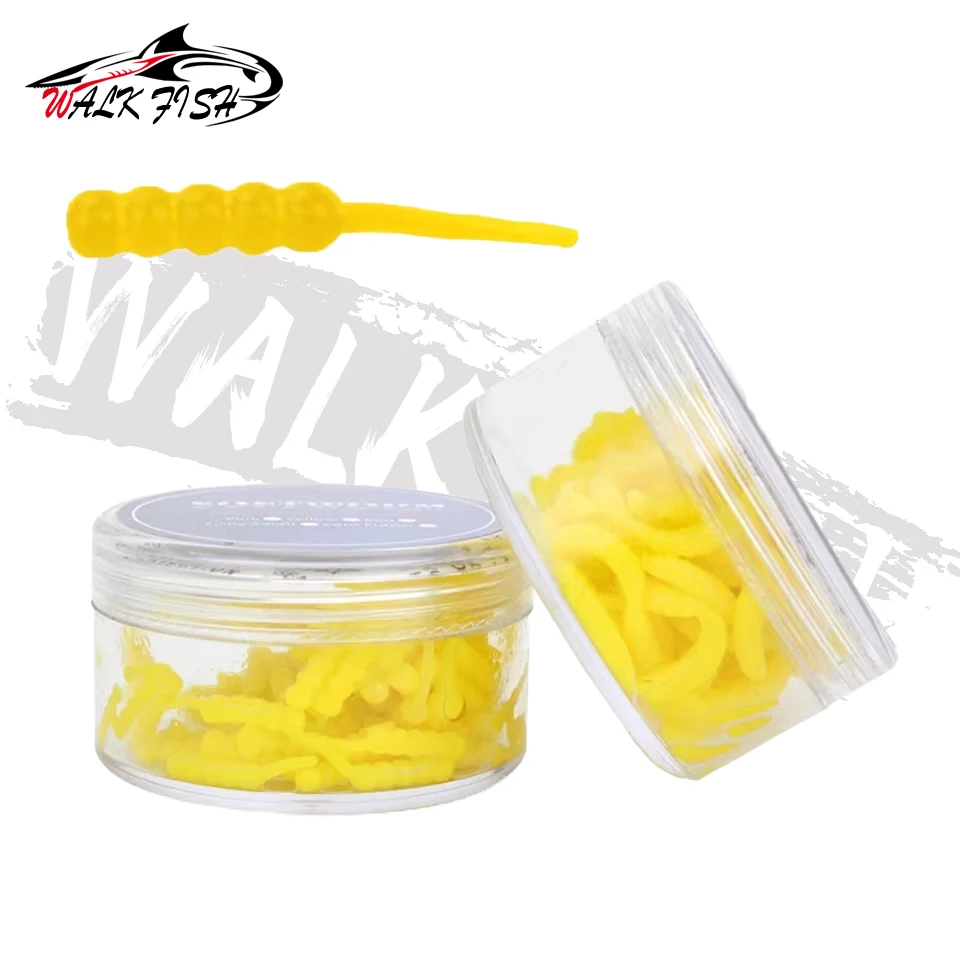 Walk Fish Lombriz de vinilo realista con olor a pescado - imagen 3