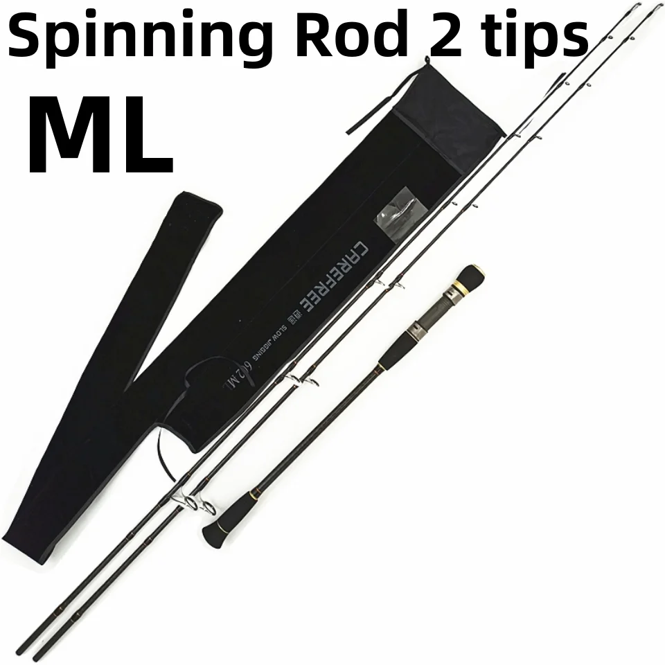 Spinning rod 2 tips