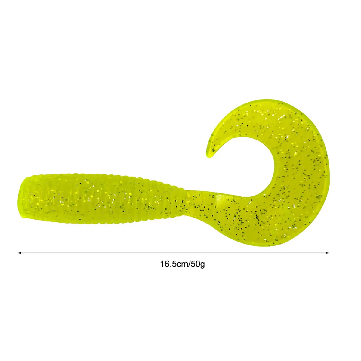 165mm/50g 2 uds Señuelos blandos de pesca silicona Artificial larva grande Wobblers carpa Swimbait Jigging gusano aparejos de pesca - imagen 4