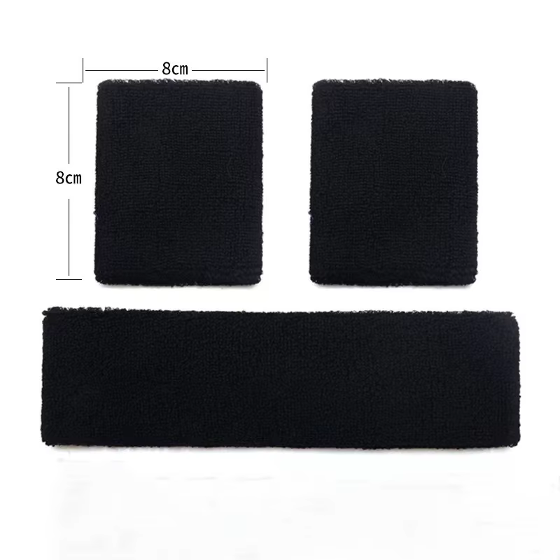 Muñequera pesca deportivo con toalla absorbente – Algodón elástico para sudor - imagen 5