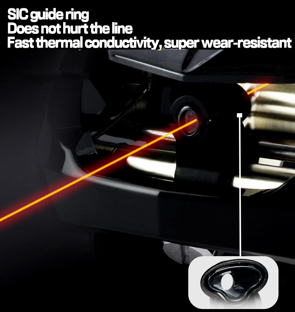 Carrete de pesca de Baitcasting, bobina de fundición profesional, marco de carbono de alta calidad, peso ligero, 15kg - imagen 4