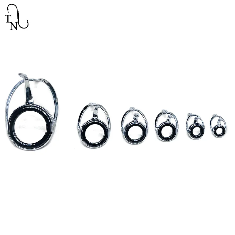 TN39 2 piezas 6 #   8 #   10 #   12 #   16 #   25 #   Caña de fundición, componente de construcción, reparación de caña de pescar, accesorio DIY - imagen 5