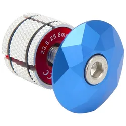Expansor de auriculares de bicicleta de aleación de aluminio, resistente, fácil instalación, tapa superior de vástago de bicicleta para tubo de cabeza de fibra de carbono o aluminio o hierro