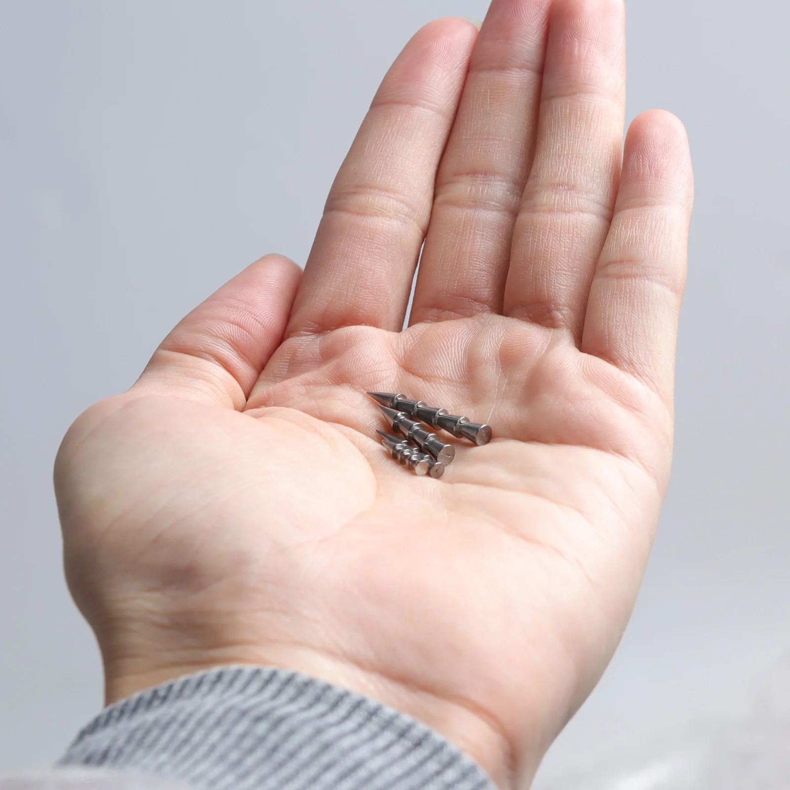 Inserto de lápiz de uñas de 20 piezas, peso para señuelo suave, gusano de pesca, plomada de tungsteno, aparejo loco, Texas Rig, Drop Shot Bass, 1,8g, 2,6g - imagen 2