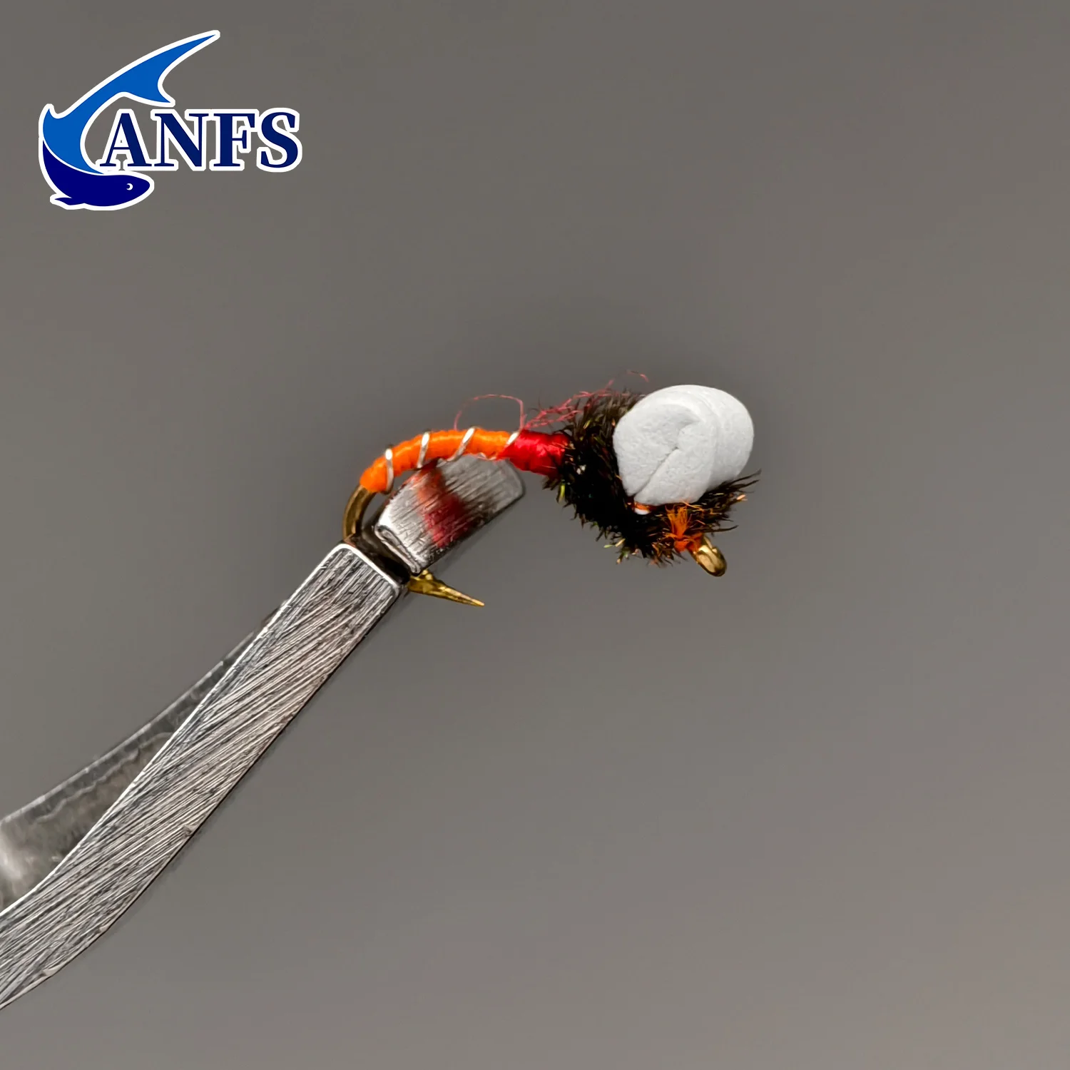 ANFS Buzzers con tirantes, moscas de trucha, paquete de 4 colores mezclados con caja para moscas, moscas de pesca - imagen 4