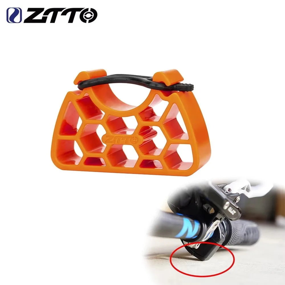 Soporte para manillar de bicicleta ZTTO, Clip ajustable, protección antideslizante para mango de freno, accesorio para manillar de ciclismo para estacionamiento invertido - imagen 3