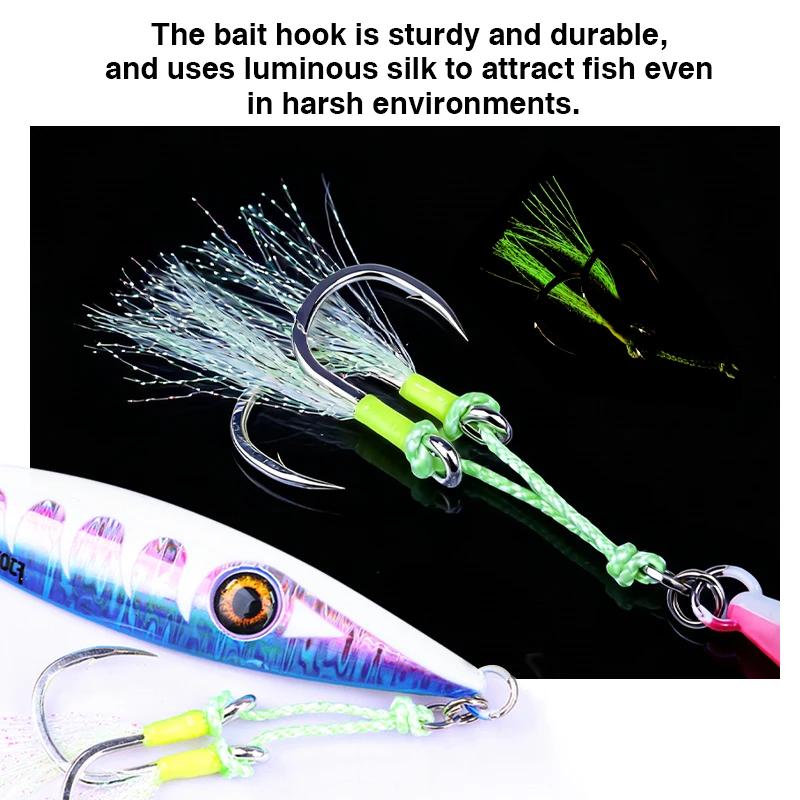Señuelo jig de hundimiento con brillo UV Metálico Fjord – 150 g - imagen 4
