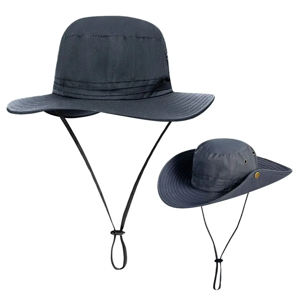 Sombrero de sombrilla de Montañismo para hombre y mujer, protector solar para pesca, protección UV, ocio, sombrero de pescador, Boonie, Verano - imagen 3