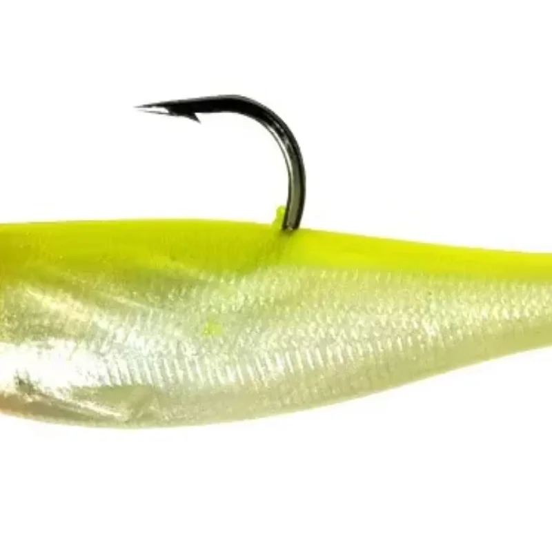 6g 6,5 cm 5 uds cebo Artificial con caja cola Swimbait con anzuelo Swimbaits señuelos blandos de silicona señuelo de Pesca Pesca al aire libre - imagen 3