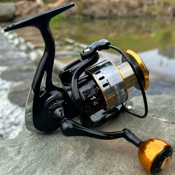 Carrete de spinning de aluminio 5.2:1 8kg drag – agua dulce y salada