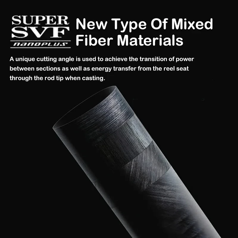 PURELURE-caña de pescar telescópica UL L, accesorio de pesca de carbono, giratoria, cebo suave, 1,53 m, 1,78 m - imagen 5