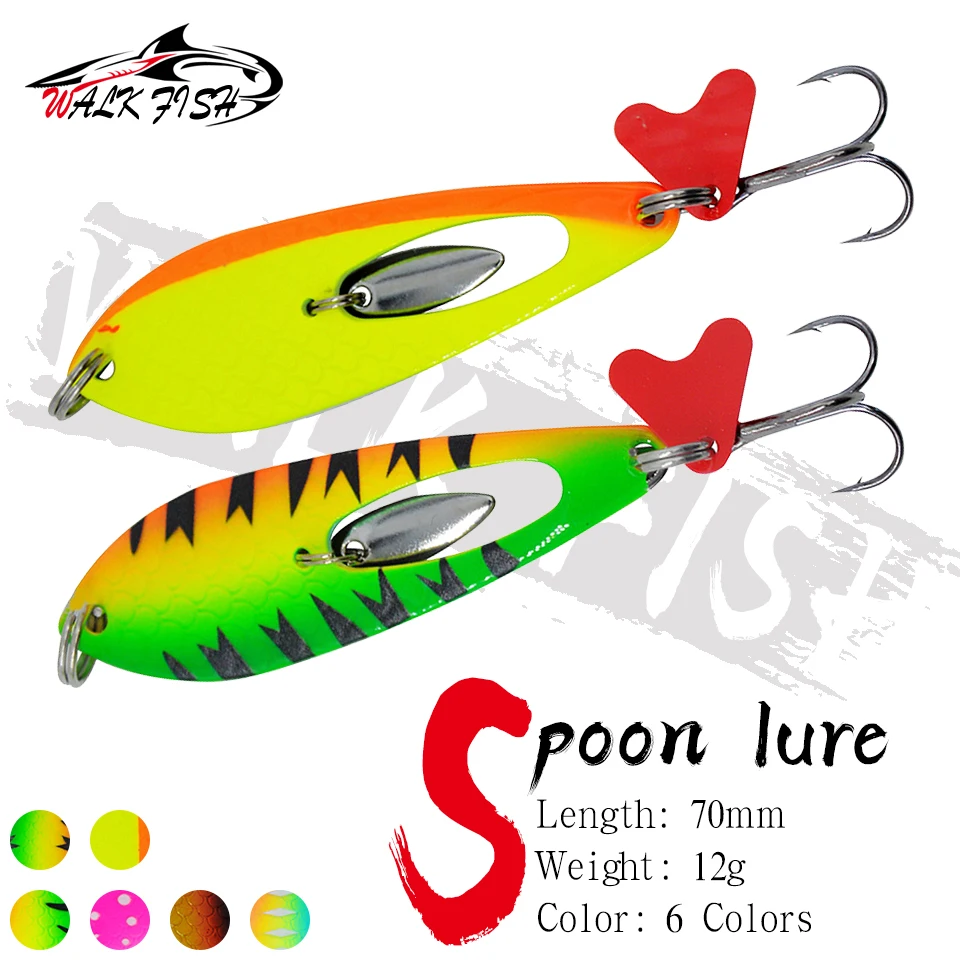 Walk Fish Señuelo Cuchara con ruido de pesca para Carpa y lubina - imagen 2