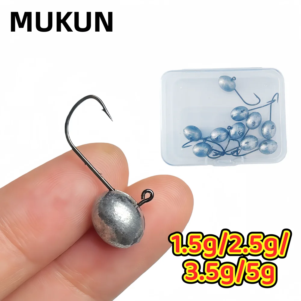 Anzuelos Jig Head doble barba – Punta afilada de alta resistencia