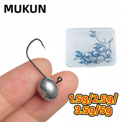 Anzuelos Jig Head doble barba – Punta afilada de alta resistencia