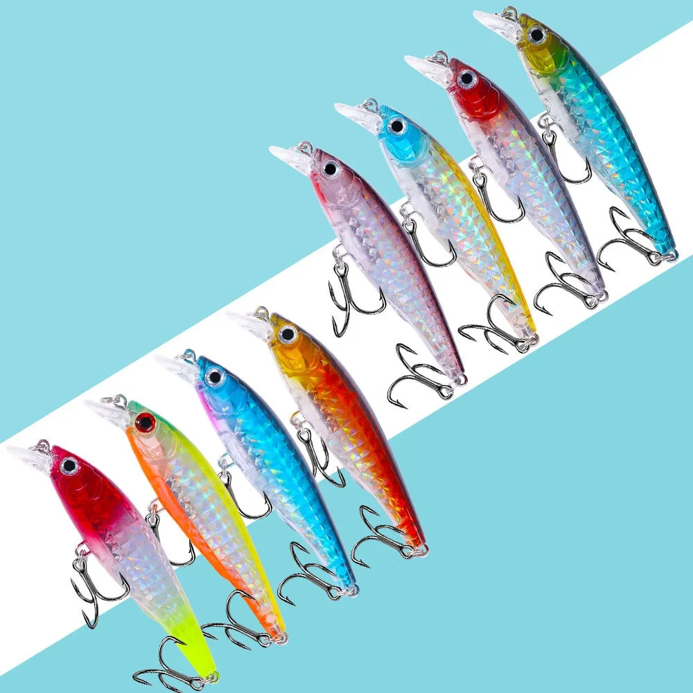 Wobblers flotantes pececillo para lucio y lubina – Swimbait - imagen 5