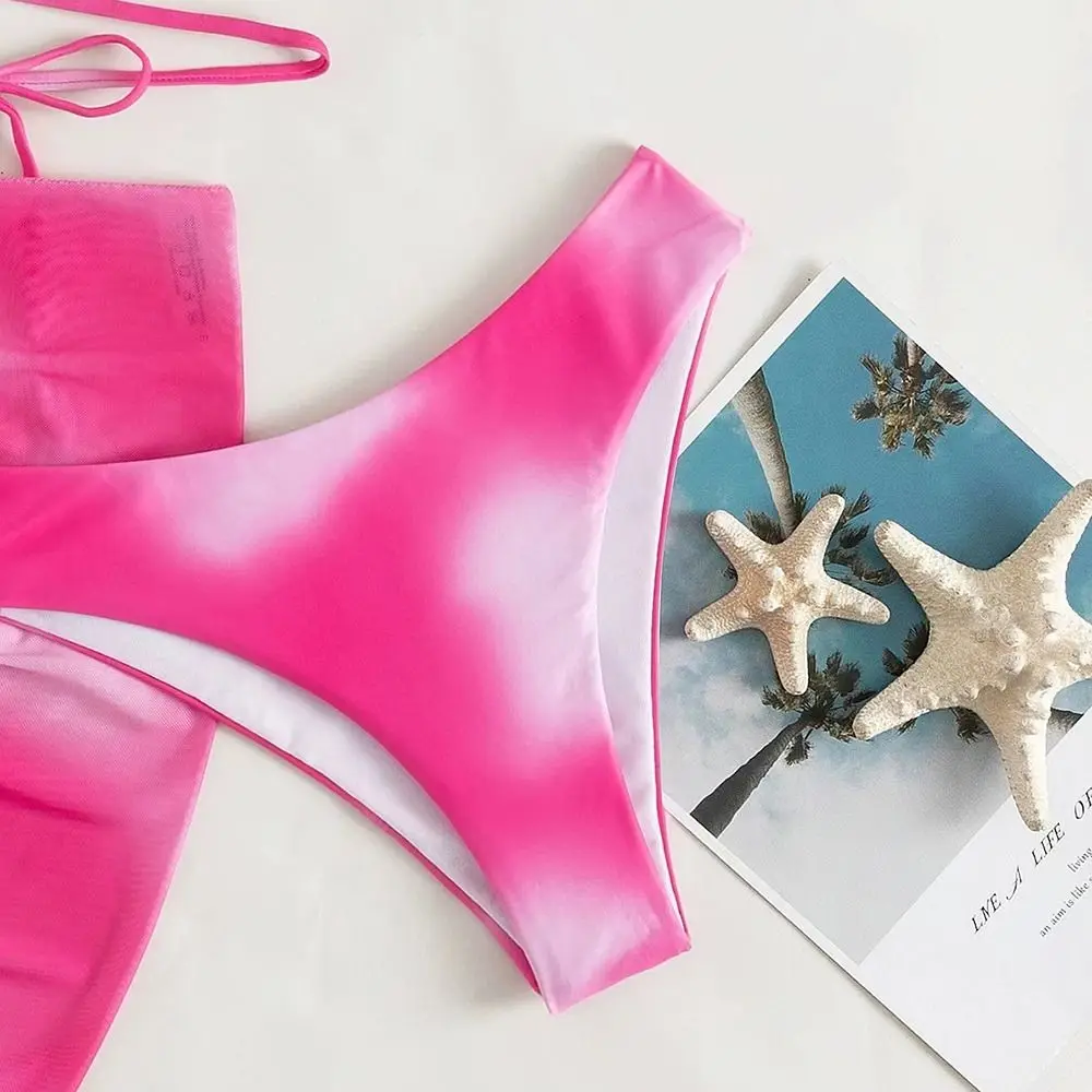 Bikini brasileño de 3 piezas para mujer, traje de baño Sexy, bañador femenino - imagen 5