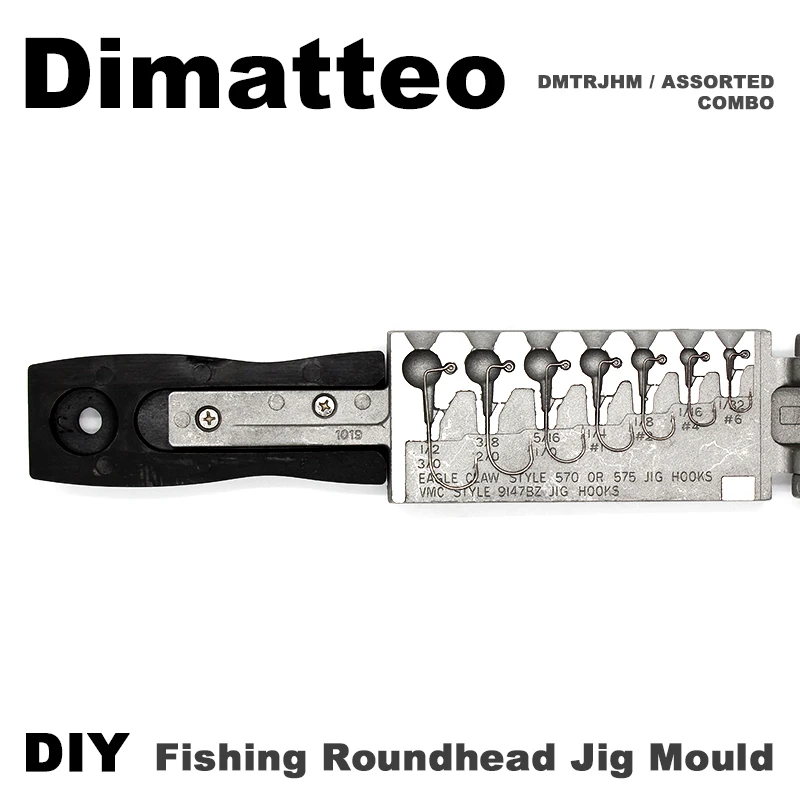 Dimatteo Molde Jig Head Redondo – Juego de pesos variados - imagen 5