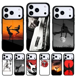 iPhone Funda para teléfono diseño kung fu taekwondo karate atardecer