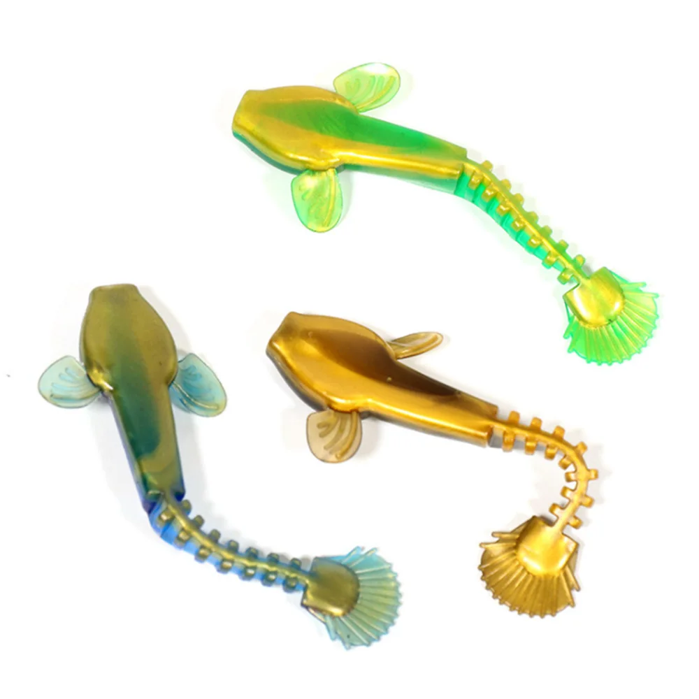 Goby-señuelo de pesca de 6,5 cm, 2,5g/9cm, 5,3g, cebo blando, Swimbaits, pez salamandra gigante que salta, durmiente oscuro, 5 unidades - imagen 3